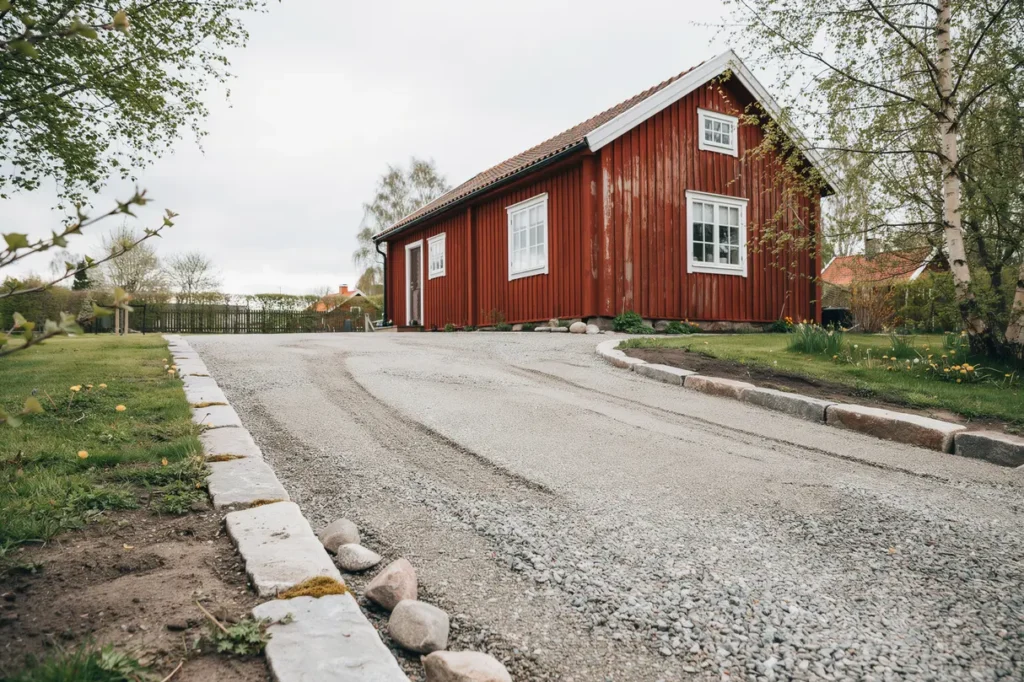 s f r du en h llbar grusuppfart r tt markarbete lutning och material fr n b rjan